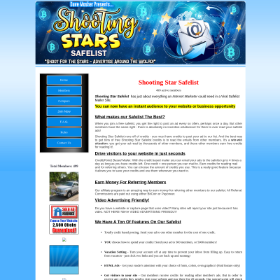 Shooting Stars Safelist